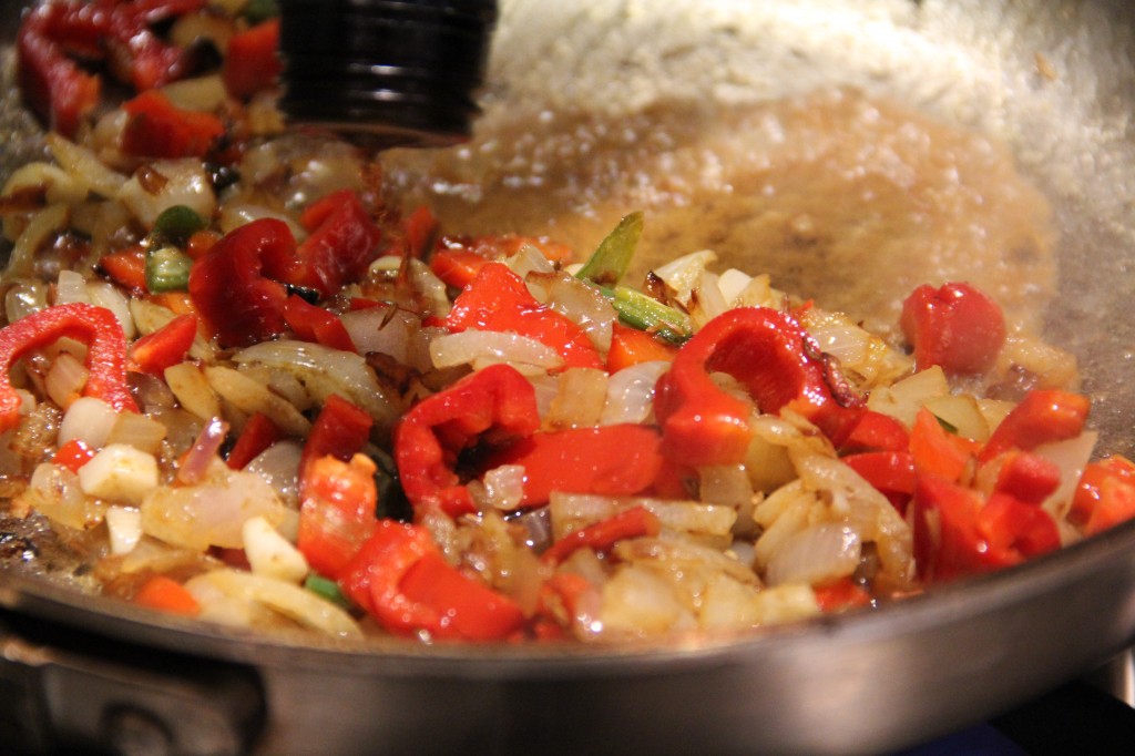 Making the Sofrito