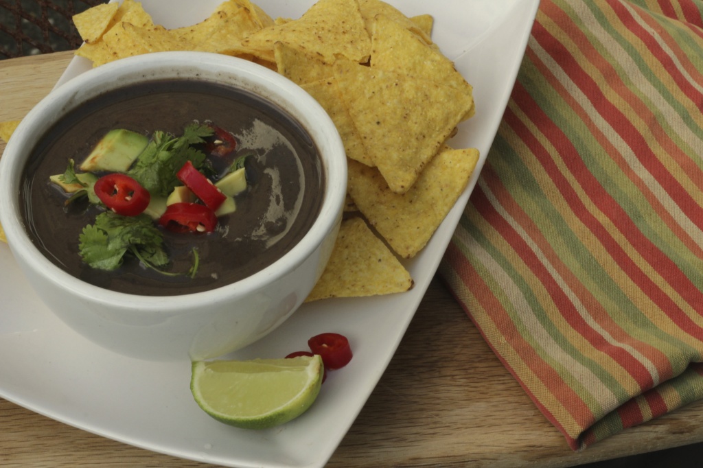 Super Fast Chipotle Black Bean Soup