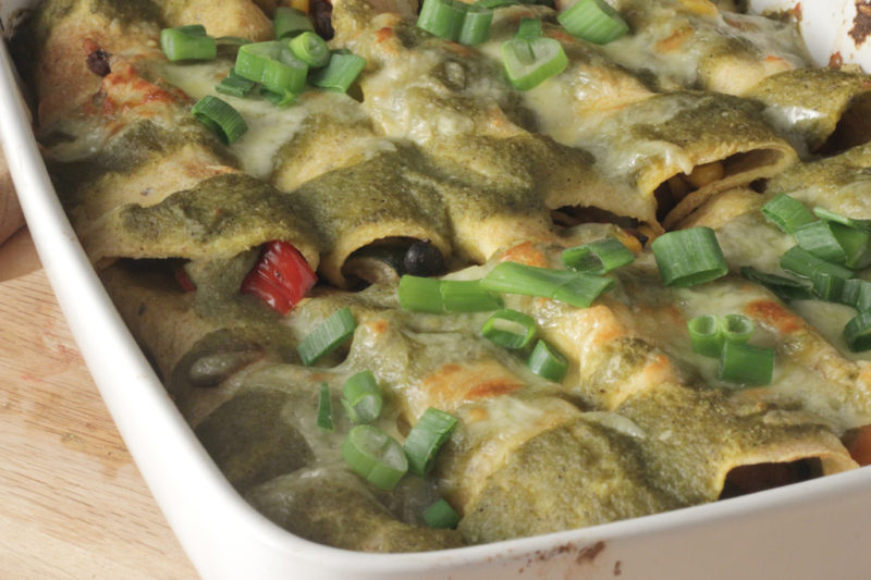 Veggie Green Enchiladas