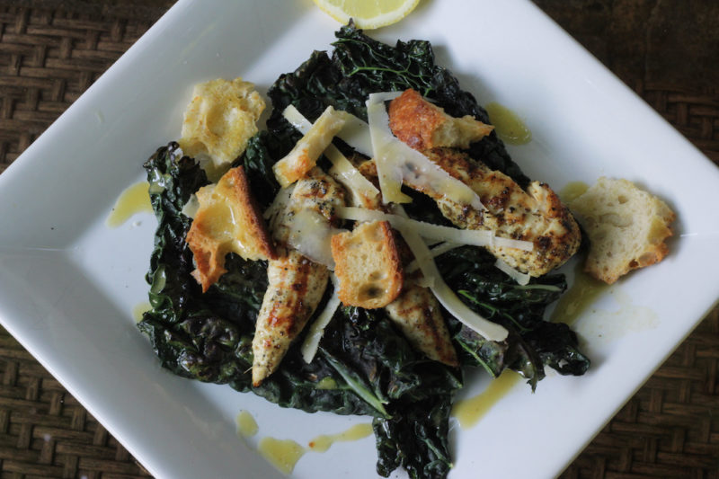 Grilled Kale Salad