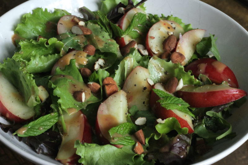 Fresh Mint and Nectarine Salad