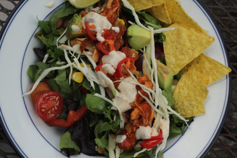 Pulled Chicken Taco Salad