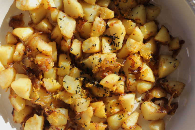 Lemon and Thyme Roast Potatoes
